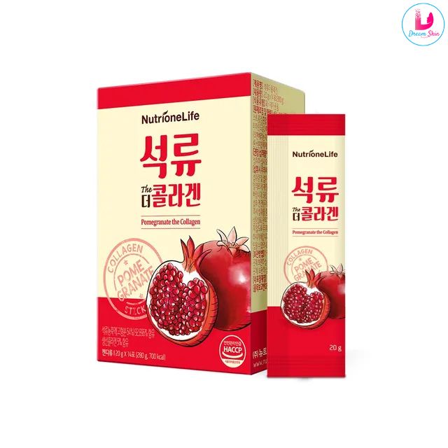 NutrioneLife Pomegranate The Collagen [20g x 14 sticks]